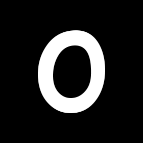 letter: o